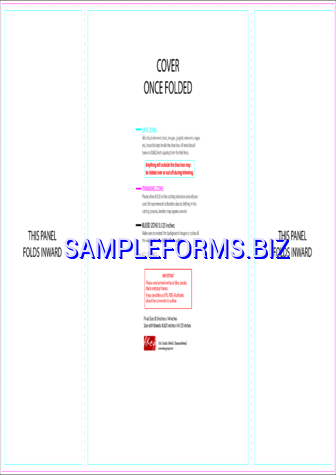 Brochure Template Gate Fold
