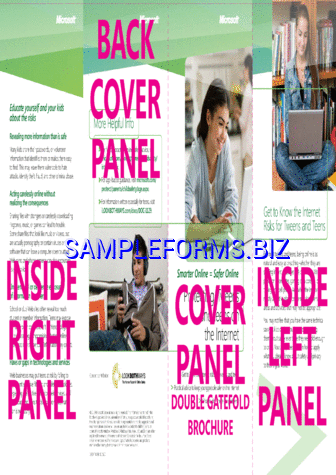 Double Gate Fold Brochure pdf free